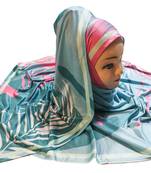 Justkartit Women'S Occasion Wear Jersey Stretchable Material Printed Hijab Scarf Dupatta