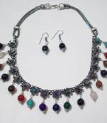 Multi-Colour Stone Necklace 004