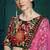 Marvelous Black & Pink Colored Thread & Sequins Embroidered Georgette Fabric Ghagra choli