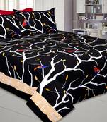 multicolor floral print cotton bed sheets