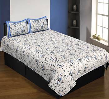 multicolor floral print cotton bed sheets 1