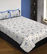multicolor floral print cotton bed sheets