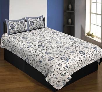 multicolor floral print cotton bed sheets 1