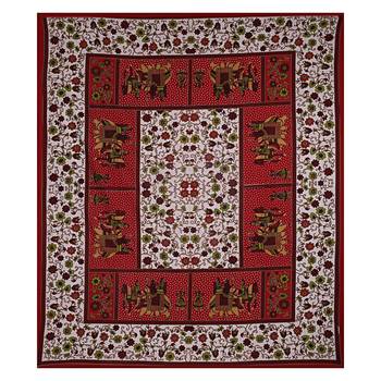multicolor cotton floral print bed sheets 2