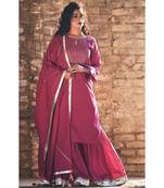 Desi Gulab Sharara Set