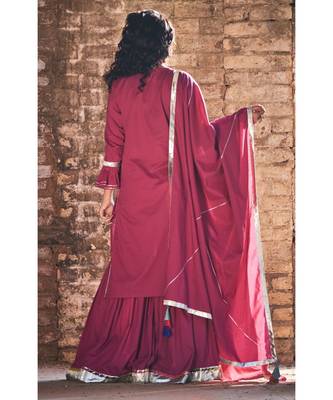 Desi Gulab Sharara Set 2