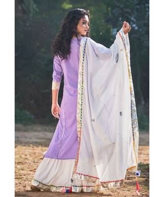 Lavender Sharara Set 2