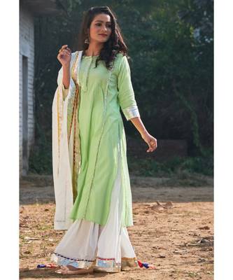 Cotton Candy Sharara Set 3