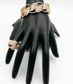 Stylish And Fancy Bracelet And Ring Combo