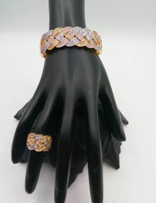 Stylish And Fancy Bracelet And Ring Combo 1