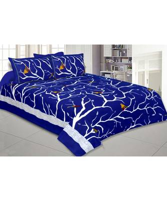 multicolor floral print cotton bed sheets 1