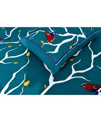 multicolor floral print cotton bed sheets 2