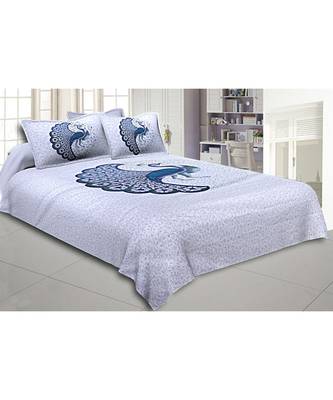 multicolor floral print cotton bed sheets 1