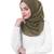 Justkartit Party Wear Dust Color Georgette Scarf HIjab Dupatta For Women