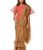 9 yards of pure grace complemented by ruffles