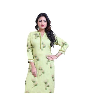 Green Kurta With Pant For Women 5