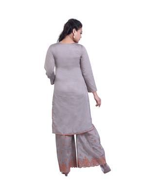 Designer kurta,palazzo & dupatta set For Women 4