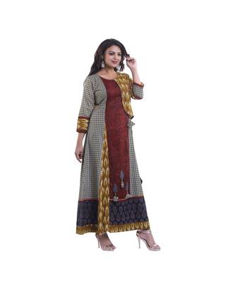 Designer Mix Printed Anarkali Kurta For Women 2