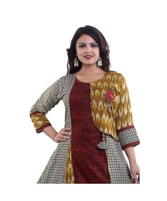Designer Mix Printed Anarkali Kurta For Women 5
