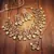 Gold Plated Kundan Meenakari Bridal Necklace Set with Earrings & Maang Tikka for Women 