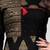 Black & Red Printed Rayon Stitched Straight Women's Kurta With Palazzo Set