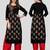 Black & Red Printed Rayon Stitched Straight Women's Kurta With Palazzo Set