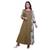Mehendi green embroidered Long Kurta For Women