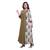 Mehendi green embroidered Long Kurta For Women