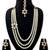 Designer Ethnic Indian Bollywood Kundan White Pearl Jewelry 4 pc Set