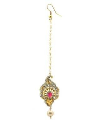 Gold Plated Maang Tikka For Women And Girls 3