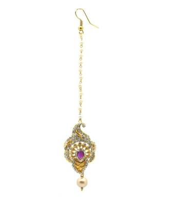 Gold Plated Maang Tikka For Women And Girls 3