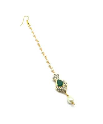 Gold Plated Maang Tikka For Women And Girls 2