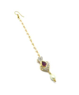 Gold Plated Maang Tikka For Women And Girls 2