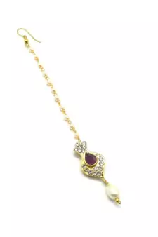 Gold Plated Maang Tikka For Women And Girls