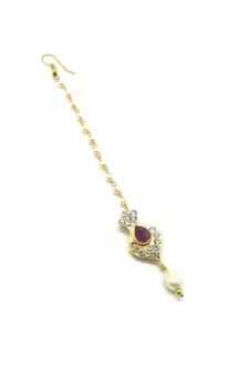 Gold Plated Maang Tikka For Women And Girls