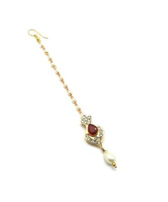 Gold Plated Maang Tikka For Women And Girls 3