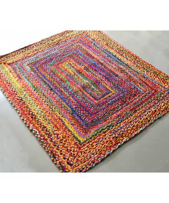 multicolor plain cotton rugs 3 feet X 5 feet 3