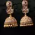 Gold Plated Stone Embellished Designer Jhumkas