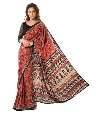 Black and red printed crepe rocks 4