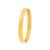 Royal Steel Gold Plated Kada Bracelet