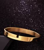 Royal Steel Men's  Gold Plated Bracelet