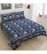 FRIMERR Soft Touch Chenille Fabric Jacquard Woven Heavy Double bed sheet with two pillow covers