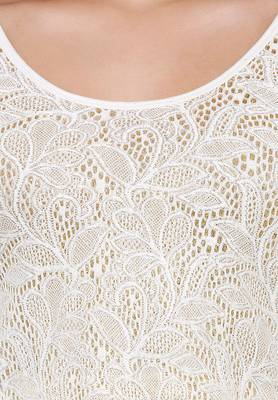 Women's White Cotton Lycra Readymade Free Size Stretchable Saree Blouse 4