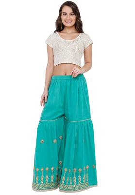 Women's White Cotton Lycra Readymade Free Size Stretchable Saree Blouse 5