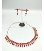 red american diamonds necklace sets