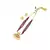 Red Meenakari Work Pendant And  Beaded Necklace Sets