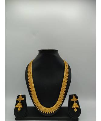 Gold Plated South Indian Traditional Necklace Sets 2