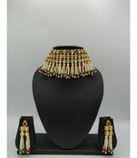Multicolor Kundan Beaded Necklace Sets