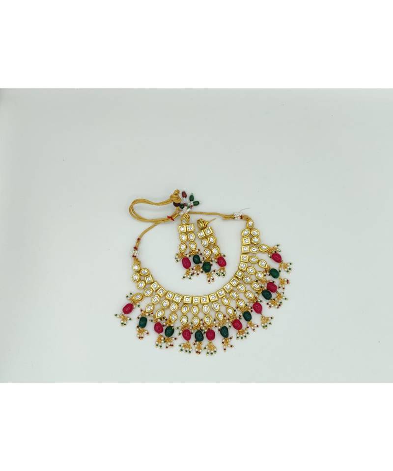 multicolor kundan necklace sets