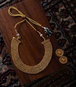 Gold Plated South Indian Designer Necklace Sets
